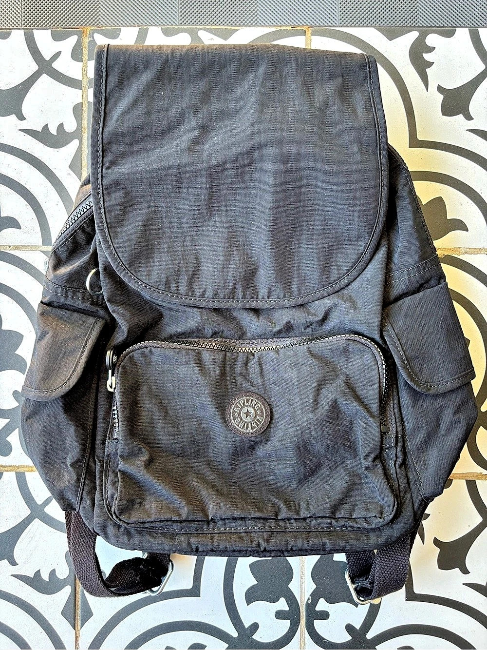 Kipling Black Midsize Backpack (GUC)